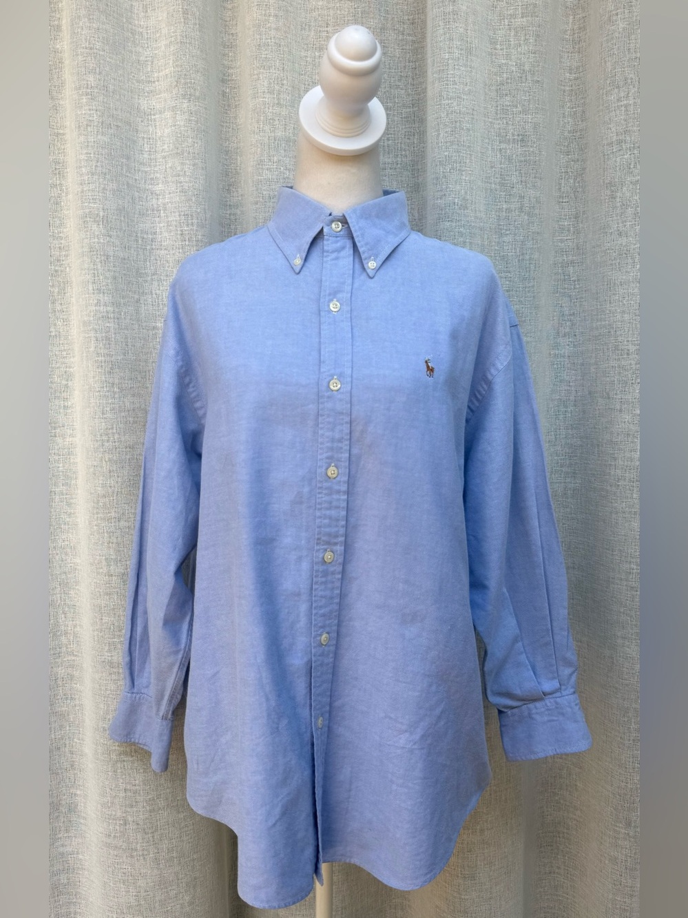 Ralph Lauren vintage light blue cotton button down shirt